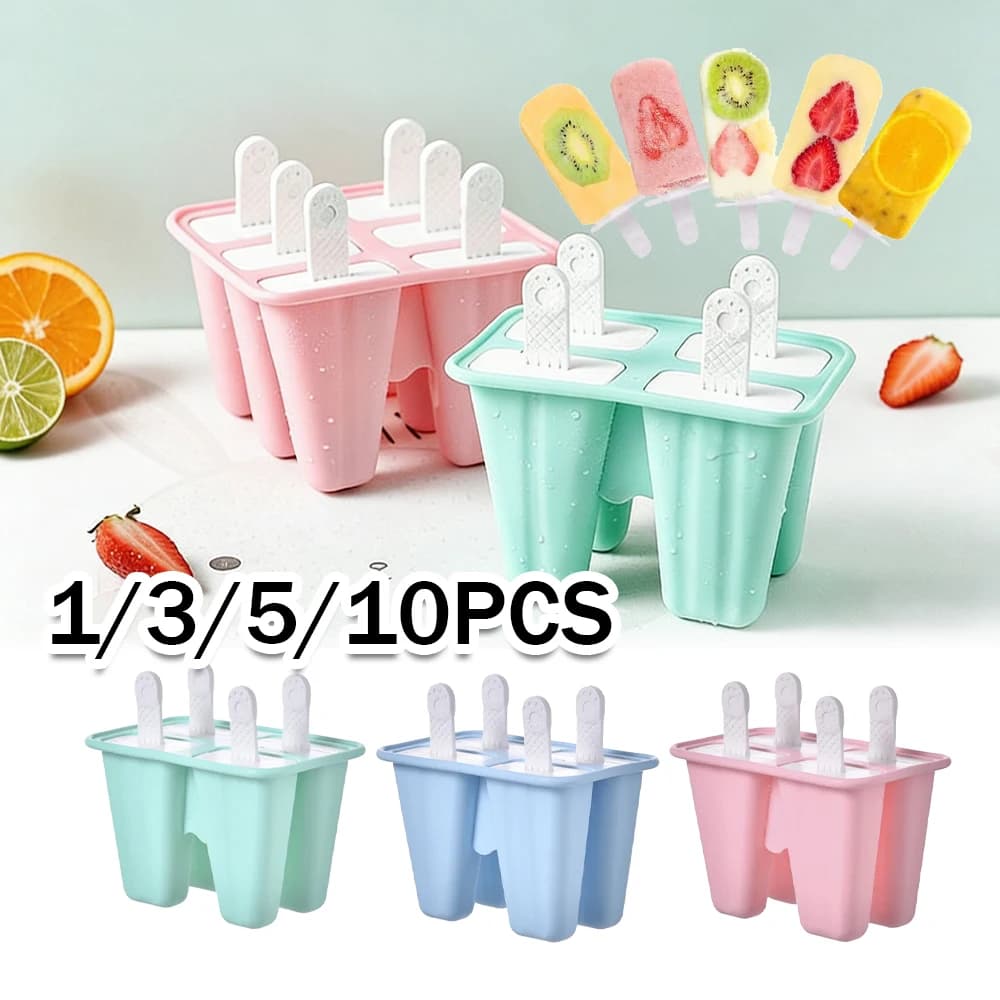 Stampo per gelato fatto in casa in silicone, griglia per ghiaccio estiva, accessorio fai da te riutilizzabile, vassoio per cubetti di ghiaccio, contenitore per ghiaccio, utensile da cucina