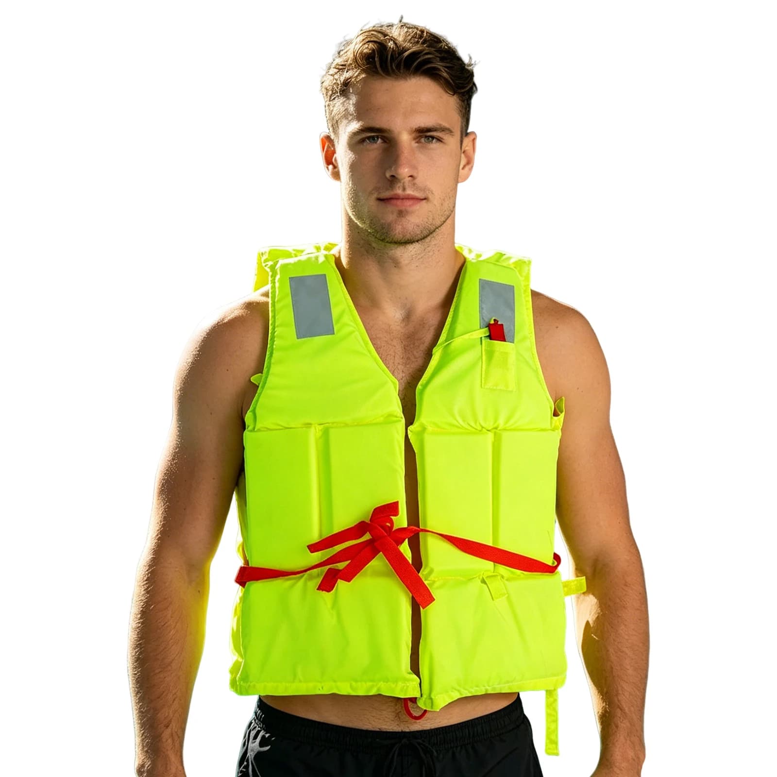 Oxford Fabric Safety Life Vest Waterproof Swimming Jacket Seawater Erosion Resistance Fishing Life Jackets for Skiing Driving