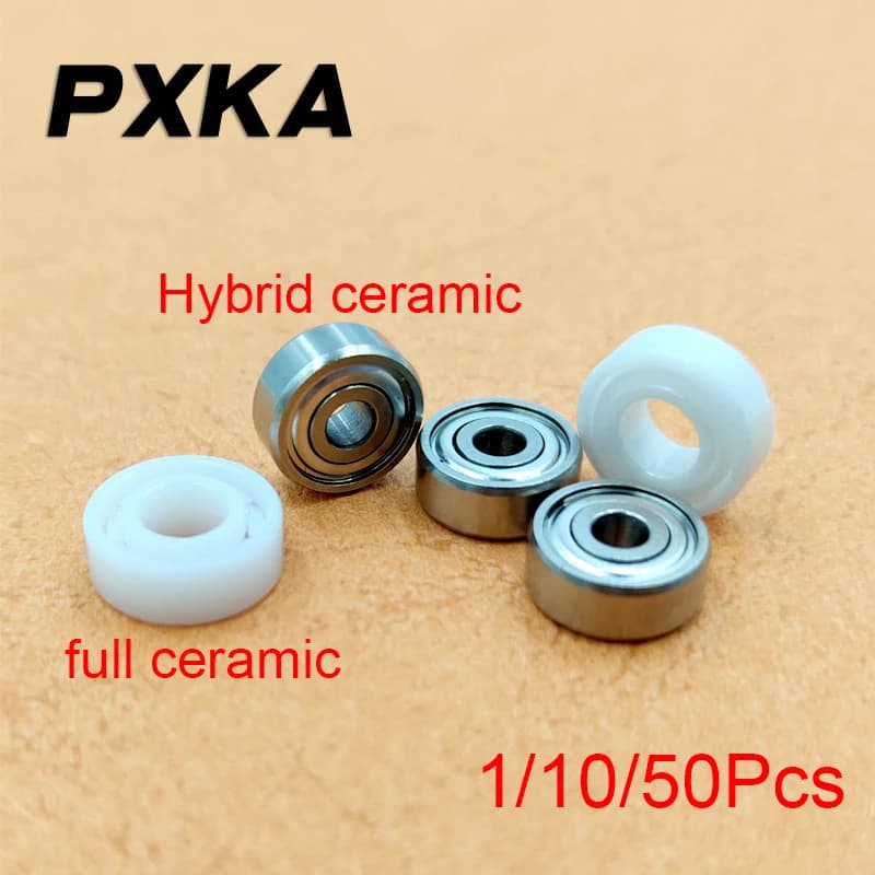 1/10/50 Pz Cuscinetto ibrido semi-ceramico ruota da pesca modificata Luya 623 MR115 MR105 ZZ 693 683 ZZ Cuscinetto minimo liscio