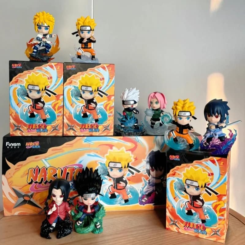 Disponibile Funism Naruto Shippuden: Ultimate Ninja Storm 4 Blind Box Minato Namikaze Action Figure Trendy Toy Collection Regalo per Ragazzi