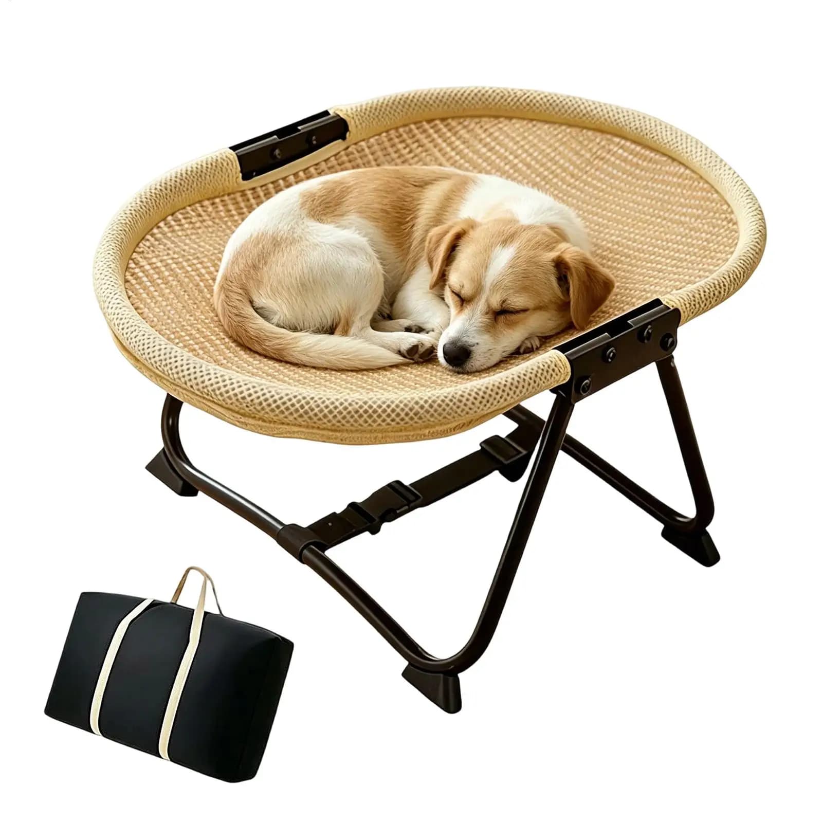 Dog Cot Bed Foldable Breathable Pad Indoor Camping Cat Cot Beds For Small Medium Kitten Puppy Indoor Outdoor Home Garden Travel