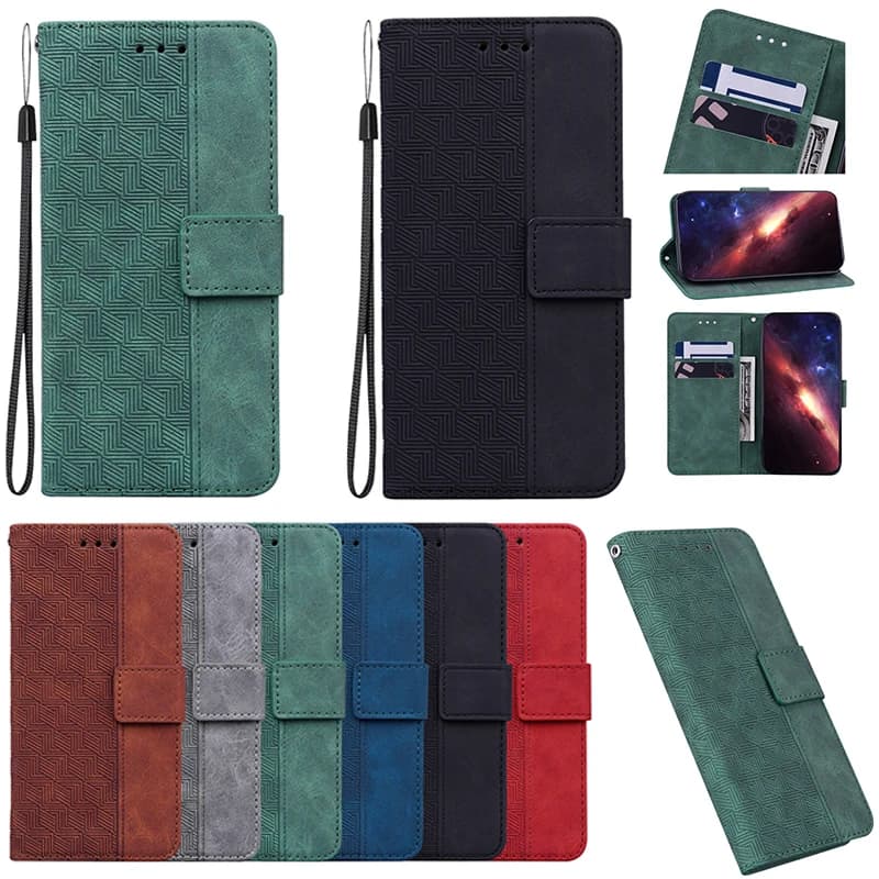 Custodia per telefono in pelle magnetica per ZTE Blade A72 a52 V40 Vita a7S 2020 Custodia a portafoglio con cover a vibrazione
