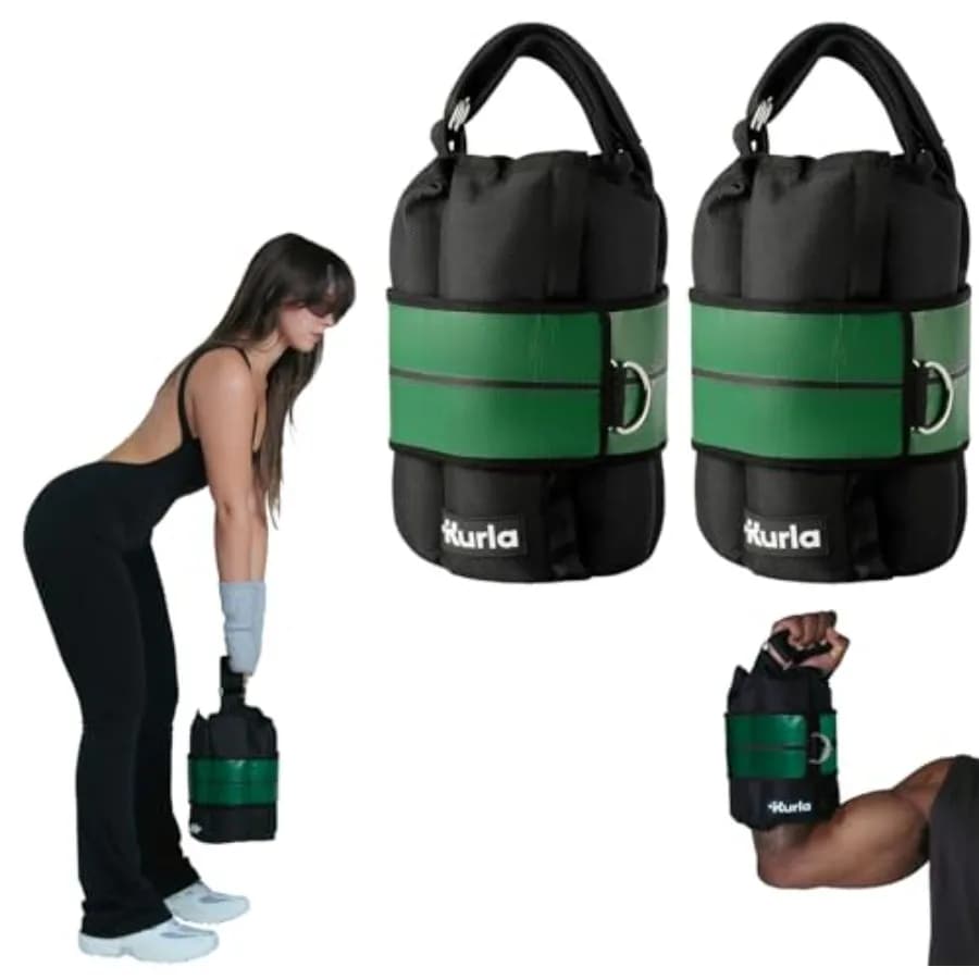 200 kg Cable/Polyse Weights with Double Strap System, Heel Band, Single or Double Packing Options with Handles and Resistance Bands for Domestic Use