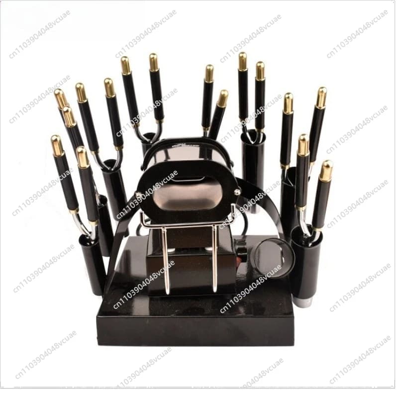 Ceramic electric curling iron, barber calipers for permanent and styling