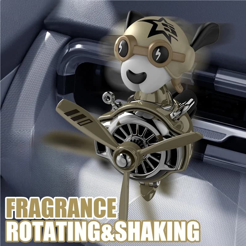 Head shake pilot deodorant car ornaments for air wheel environments cool fun hound dog accessories decoration fragrance diffuser