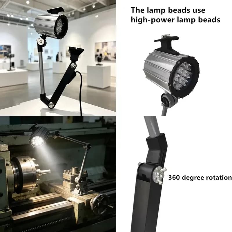 Yodel Fast Shipping Cnc LED Explosion-Proof Foldable Luminaria Lamp Desk Multifunction Working Light for Machine Tools
