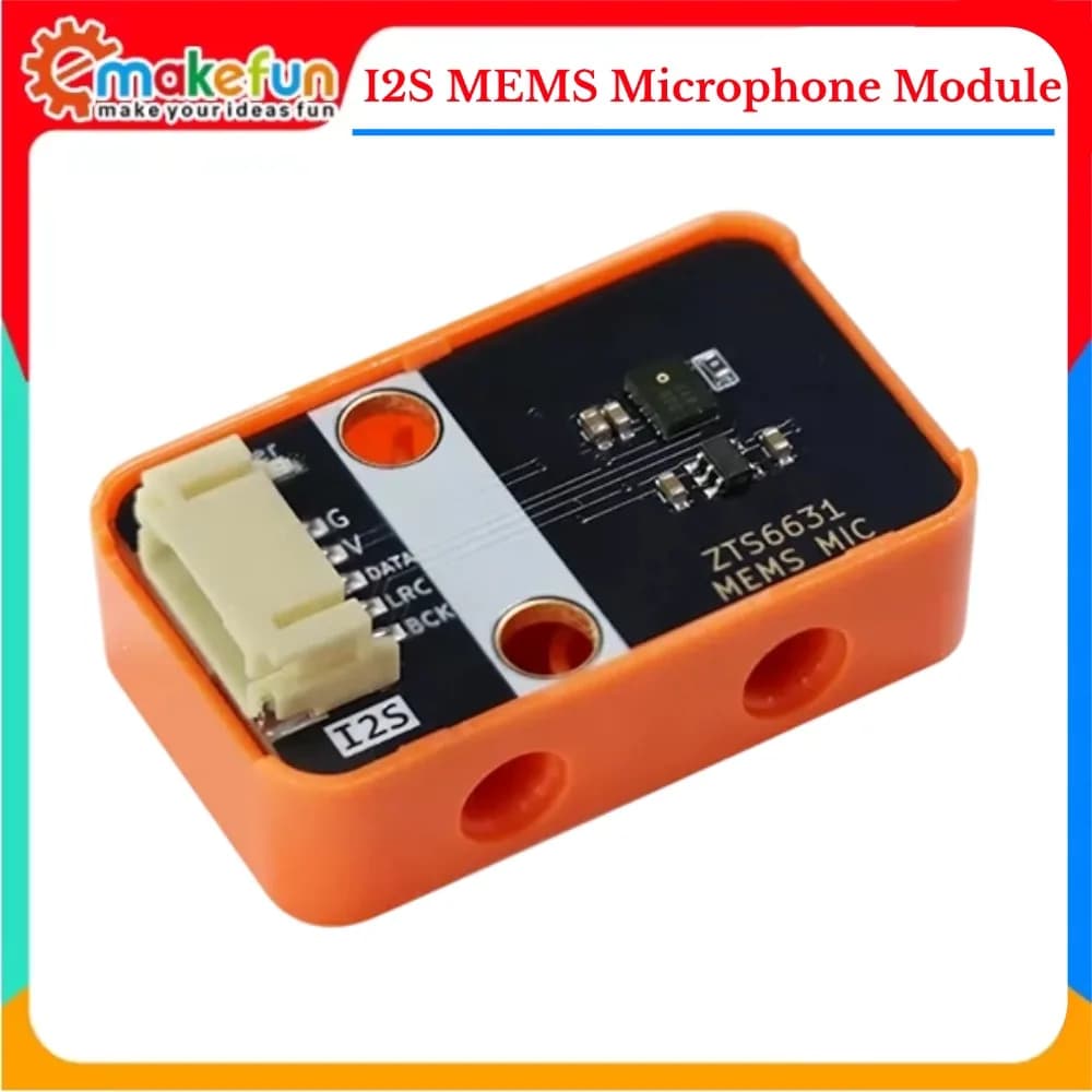 ZTS6631 I2S MEMS Microphone Module Top Port mic Digital Audio Input Replaces INMP441 for ESP32/Raspberry Pi Voice Recognition