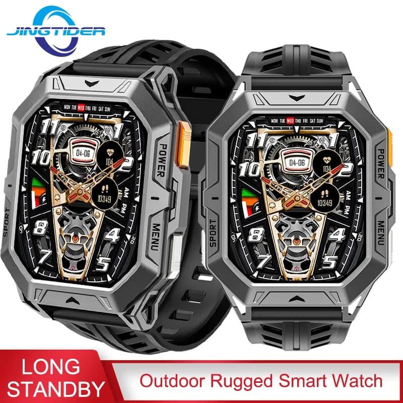 Smartwatch Robusto X1 Pro for Exterior, 1ATM Waterproof, Compass, Altimeter, Bluetooth Call, 2.13 Inch AMOLED Display