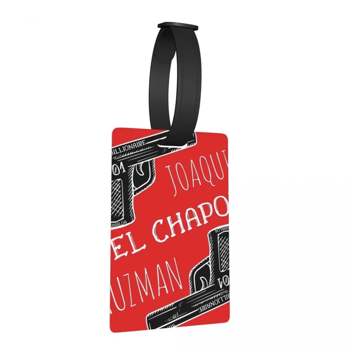 Joaquin El Chapo - Guzman Narcos Crime TV Pablo Escobar Etichette per bagagli Etichetta per imbarco per bagagli di moda Porta etichette ID Nome Indirizzo