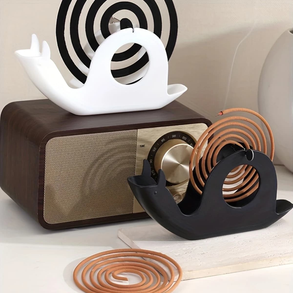 1PCS Snail Shape Mosquito Coil Holder - Suitable for Home and Office Use, Mosquito Storage Rack | Mosquito Repellent, Home Decor