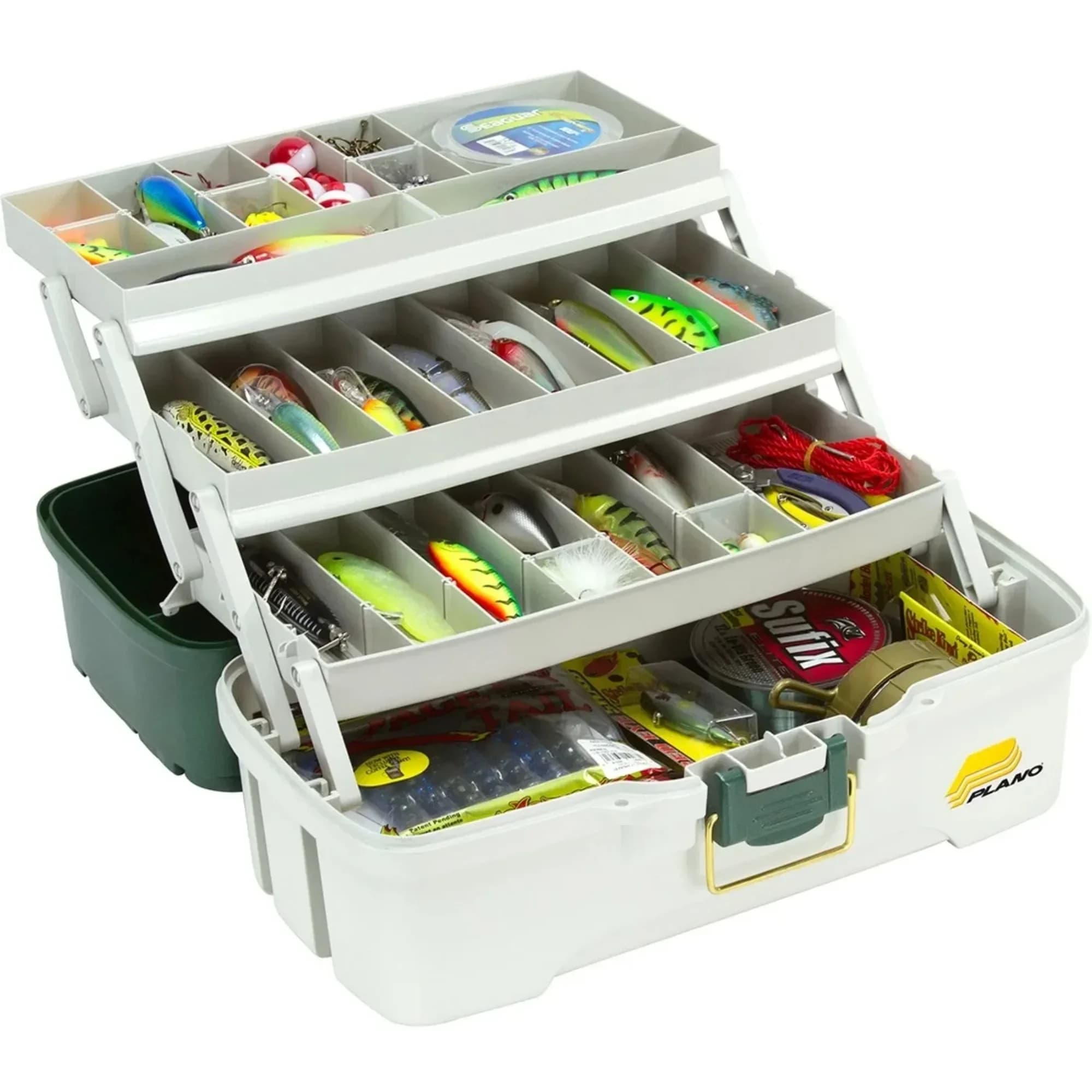 Box for green and white 3 trays