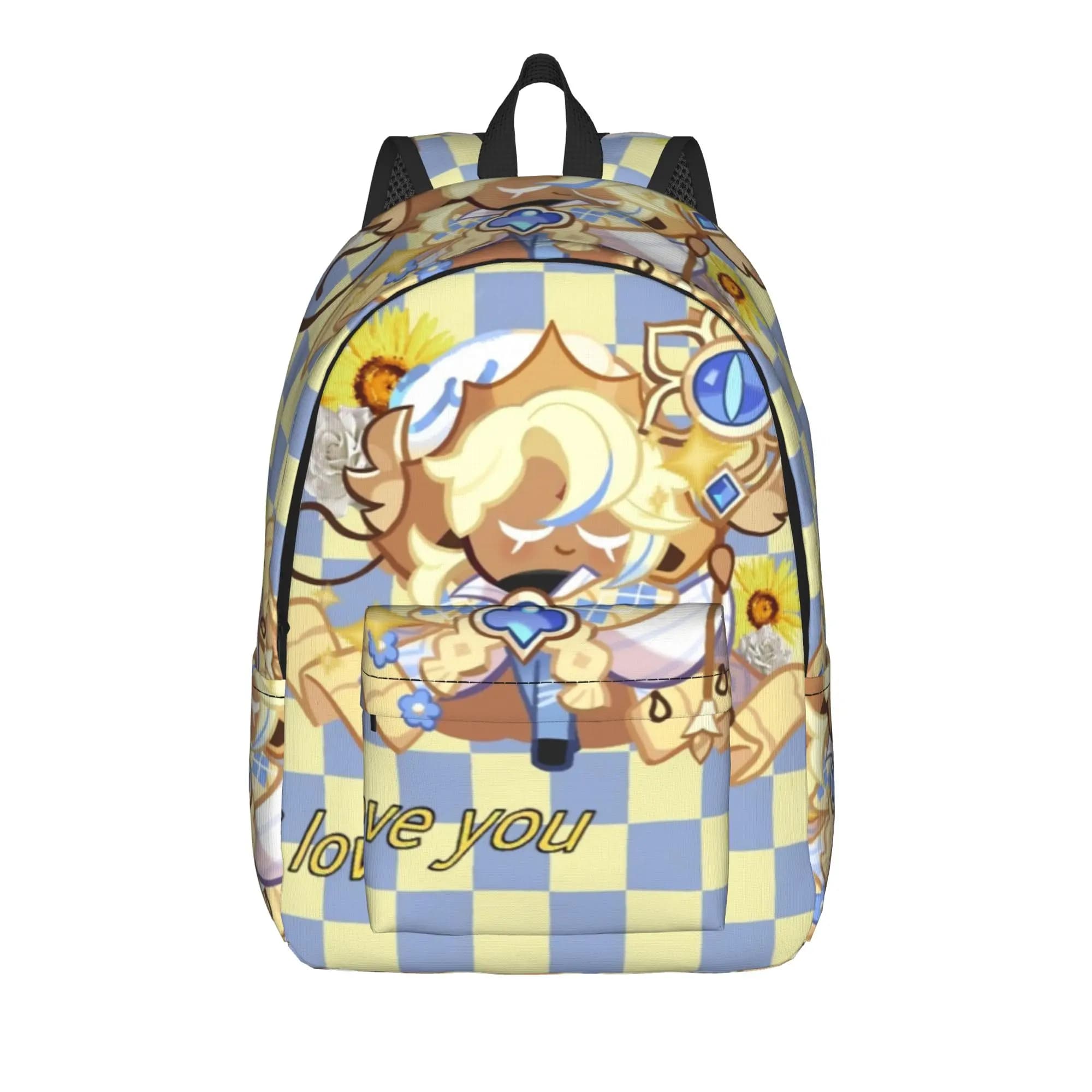 Pure Vanilla Backpack for Men Women Fashion High School Work Daypack Cookie Run Kingdom Laptop Canvas Bags Sports