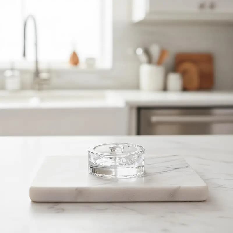 New 1pcs Fermented Glass Weights Wide Mouth Jars Lids Kitchen Gadgets Sealed Storage Container Lids Cheese Fermentation