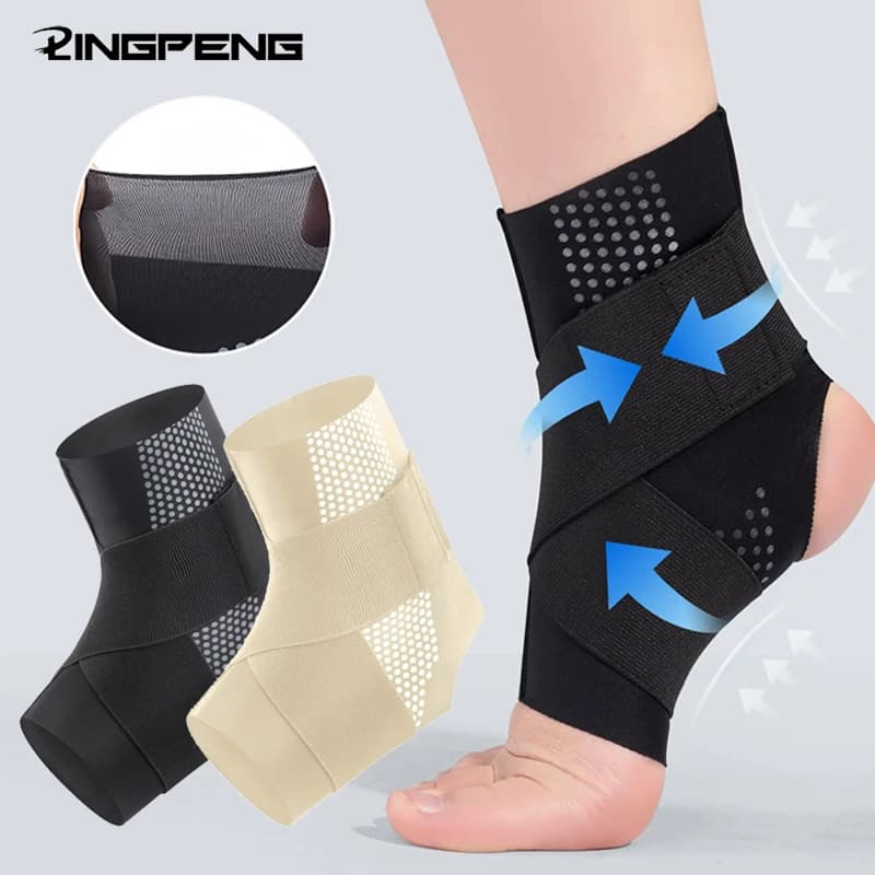1 pz compressione regolabile manica alla caviglia donna uomo tendinite calzini alla caviglia gonfiore dolore fascite plantare tutore per caviglia sport