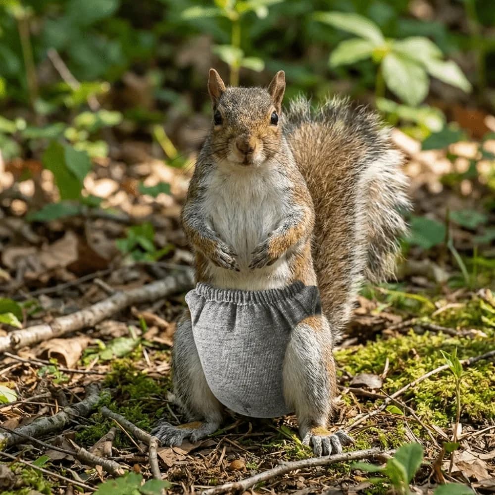 Soft Absorbent Squirrel Diapers Adjustable Leak-Proof Squirrel Underwear Reusable Comfortable Potty Training Underwear Rat