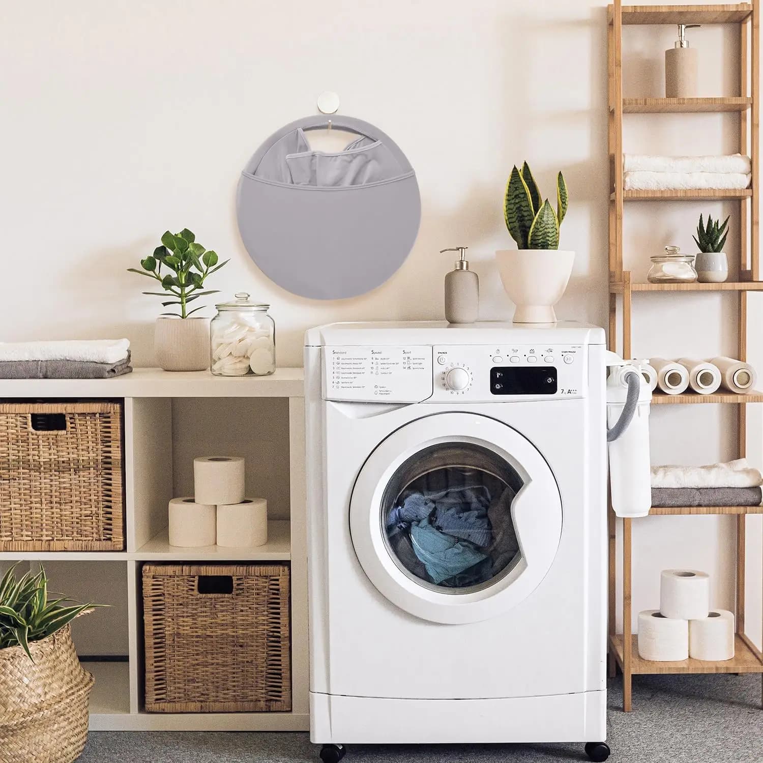 2026 new Collapsible Laundry Basket Foldable Portable Pop Up Laundry Hampers Dirty Clothes Laundry Storage Basket lavanderia