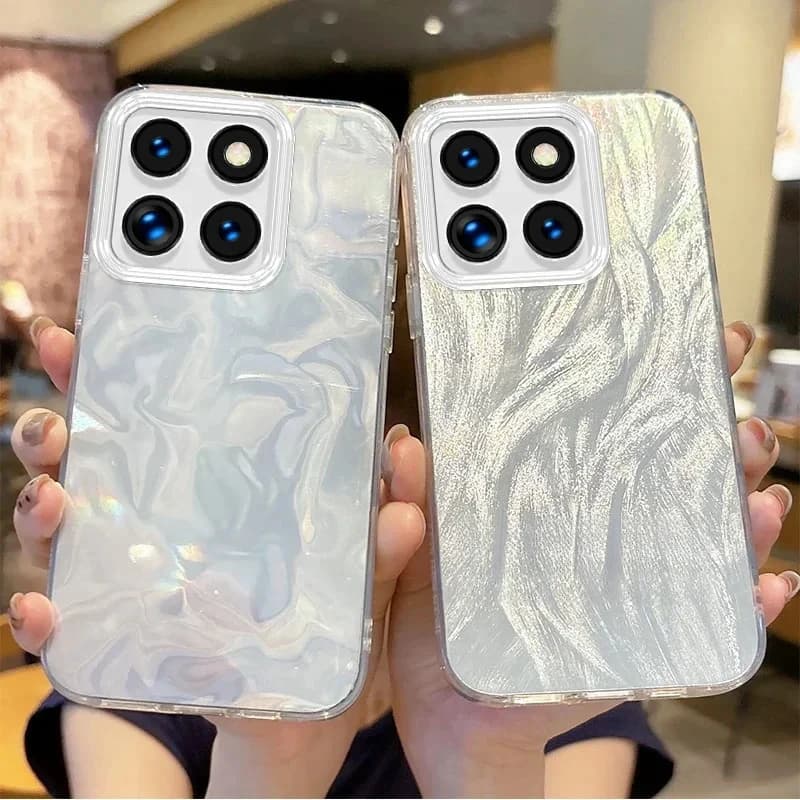 For Redmi K70E For Xiaomi Poco X6 Little X 6 Pro X6Pro 5G Case Protective Cover Luxury Feather Yarn Mobile Phone Cases Carcase