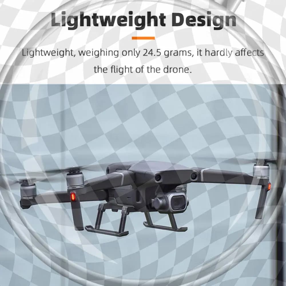 Folding Landing Gear Bracket Mount Drone Accessories Quick Release Lightweight for Mavic 2 Zoom/Pro Increased Height Stand