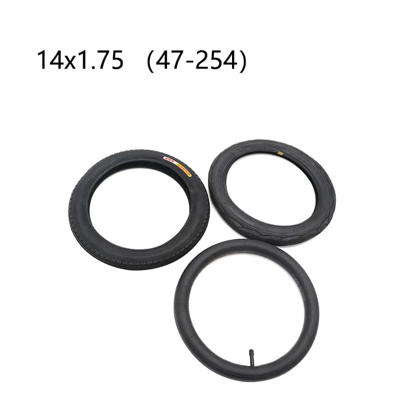 Nuovo 14 x1.75 47-254 camera d'aria per bicicletta per bambini pneumatico esterno 14 pollici accessori per ruote per pneumatici per carrozzina 14*1.75 pneumatici