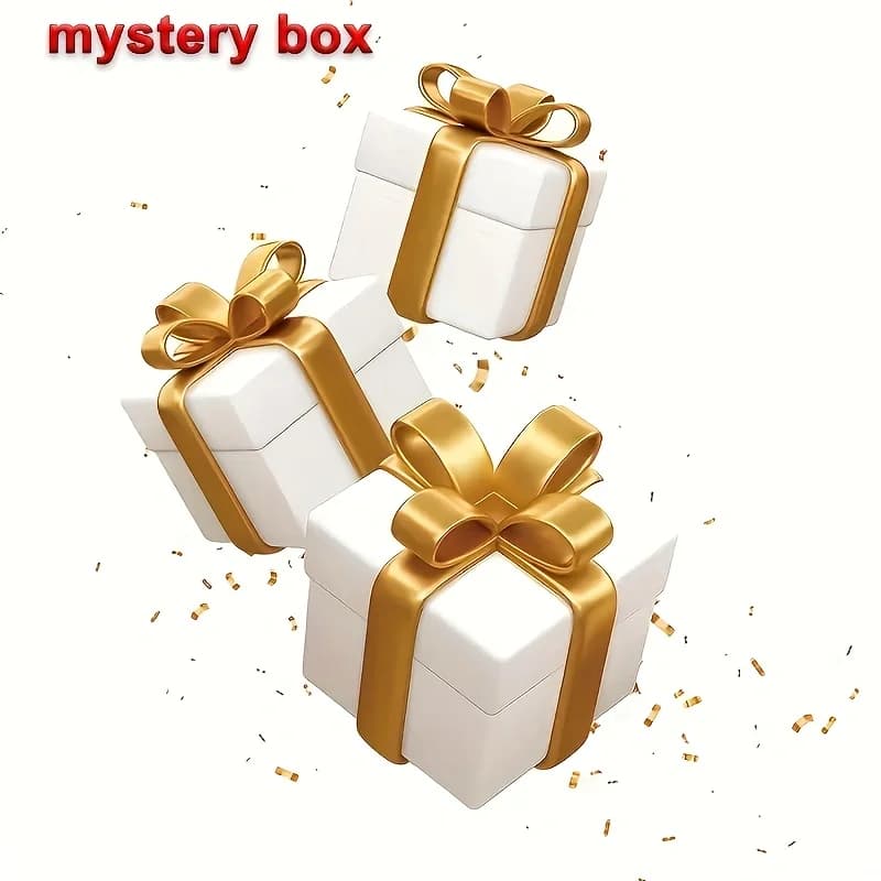 Cute Harajuku Jewelry Blind Box Random Color Charm Necklace Cartoon Studs Elastic Bead Bracelet Simple Open Ring