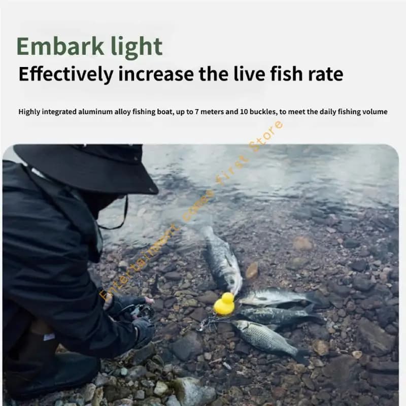 Live Fish Lock Buckle Attrezzatura da pesca Accessori per catena in acciaio inossidabile 55KD