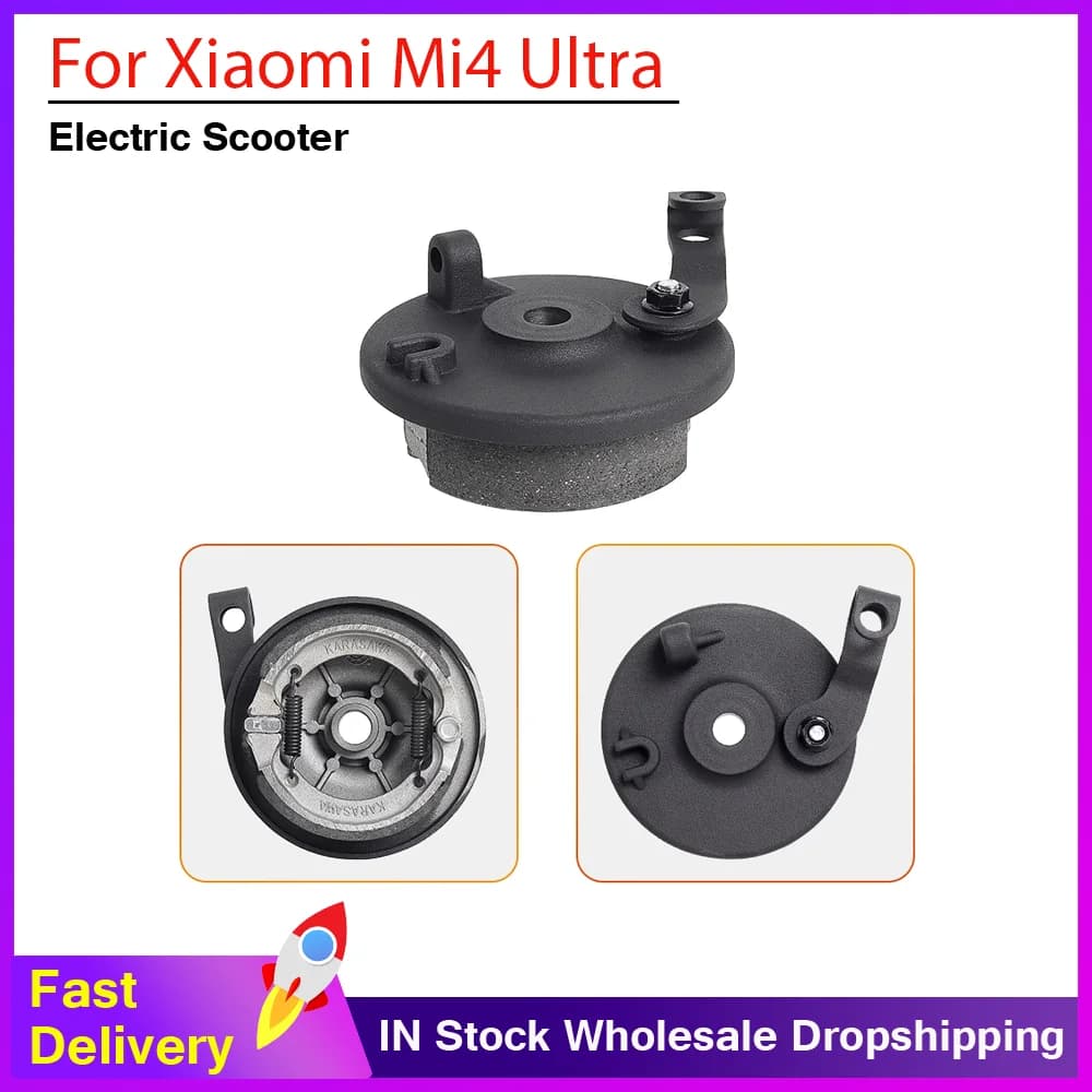 For Xiaomi Mi4 Ultra Drum Brake Cover Brake Pad KickScooter Electric Scooter Front Wheel Mechanical Brakes Pad Replace Parts