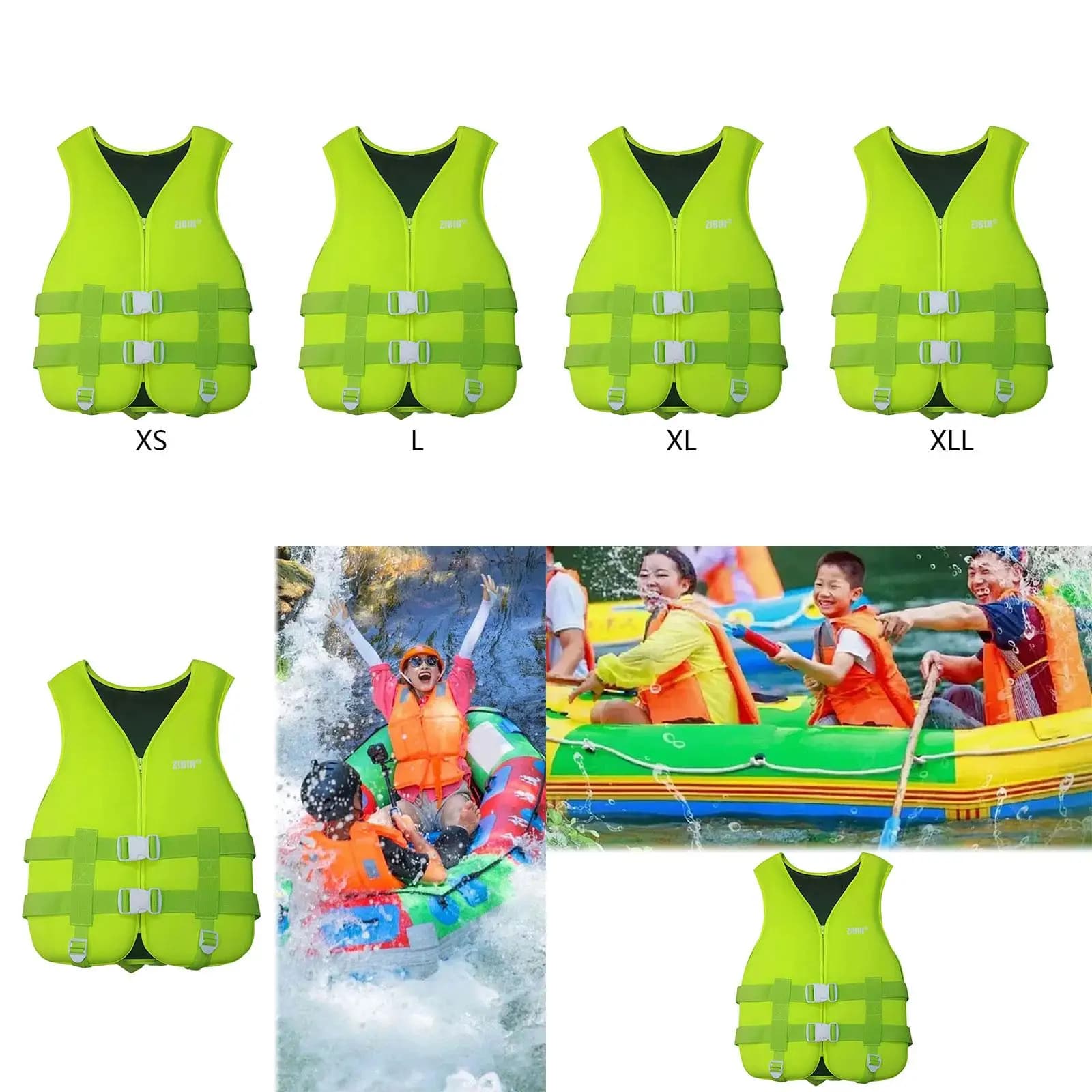 Giubbotto salvagente in neoprene per costumi da bagno per windsurf, canottaggio, rafting