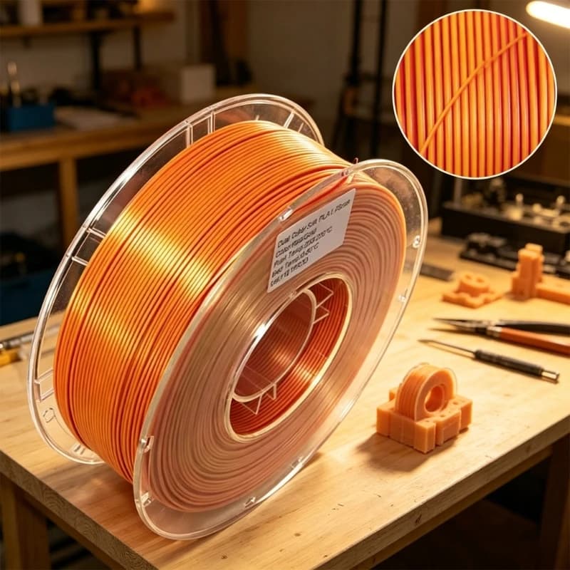 Silk PLA1.75MM 3D Printing Material Filament 1000G Roll for Figurines, Display Models, Art Builds, and Crafts K1KF
