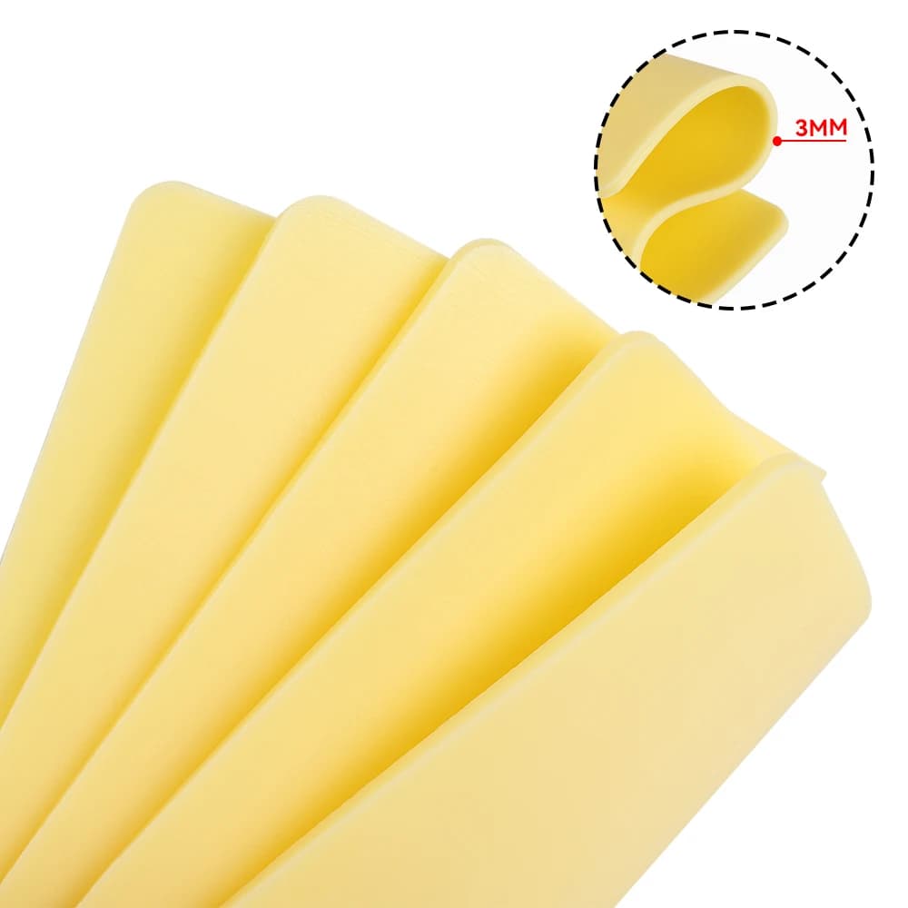 1/3/6/9PCS 15*20*0.3 centimetri Pratica Del Tatuaggio Foglio di Pelle Finta Doppio Lato Vuoto Pratica Del Silicone Pratica Della Pelle 3 MILLIMETRI Formato Pratica pelle