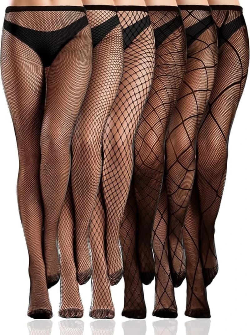 Sexy Fishnet Stockings Women's Tights Fishnet Mesh Long Nylon Tights Body Stockings Fish Net Pantyhose MeshNylon Tights Lingerie