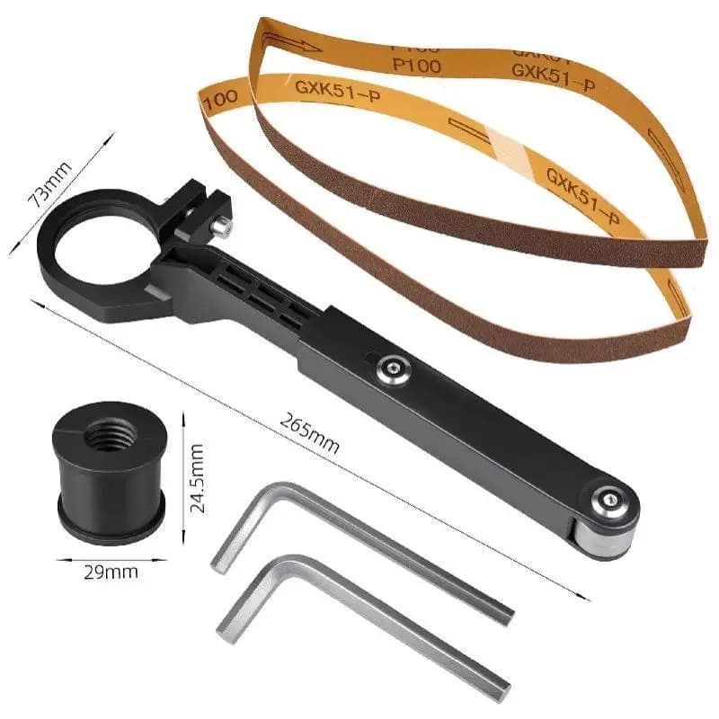 1 Set Angle Grinder Modified Sand Belt Grinder Sand Belt Machine Sander Converter For Angle Grinder Polishing Tools
