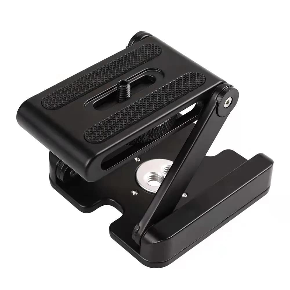 Metal Z-shaped Folding Gimbal Quick Release Seat Tripod P200 Macro Plate Admiralty Fast 100% Off Quick Installation Plate Base