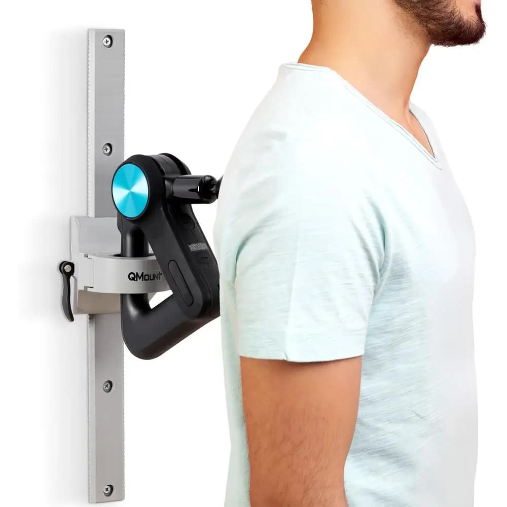 Supporto da Parete Universale Regolabile per Pistola Massaggiante per Recupero Muscolare Completo e Massaggio Profondo dei Tessuti