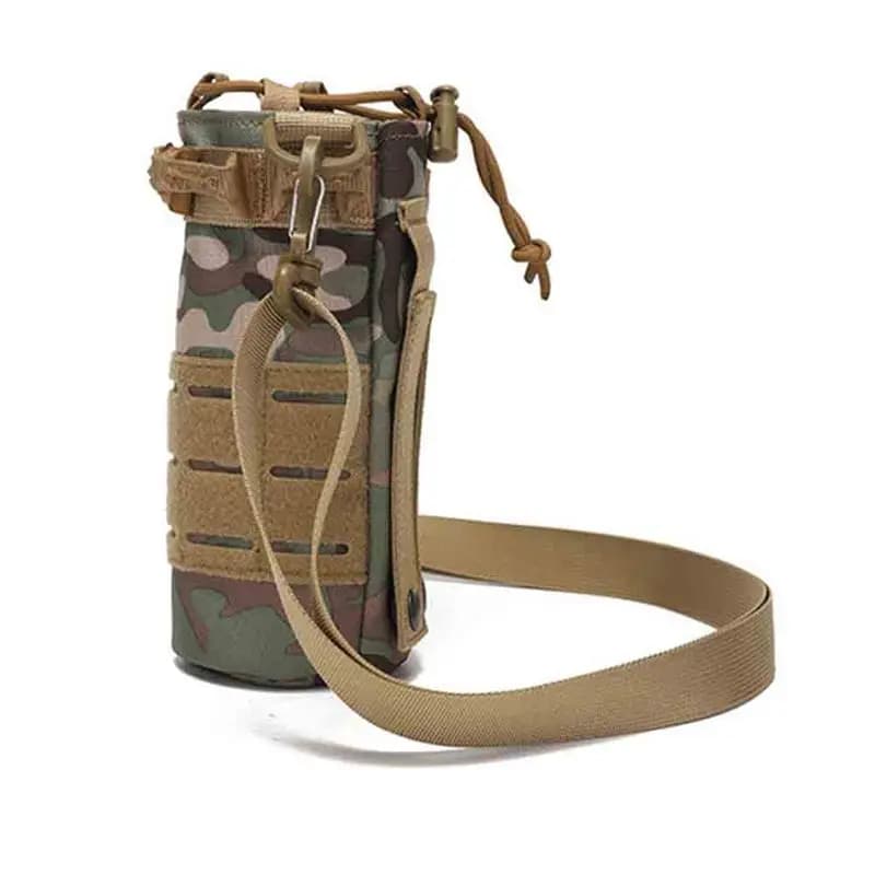 (ABHW) Set di 3 Borse Porta Borraccia da Esterno Camouflage, Set Borraccia Molle da Appendere in Vita, Borsa Porta Borraccia per Bicicletta