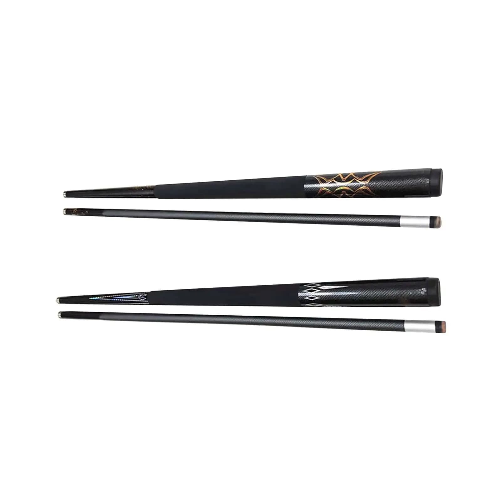 Pool Cue Wooden Shaft Carbon Fiber Tip 13mm Two Piece Professional Billiard Stick for Club Pool Table Accessories