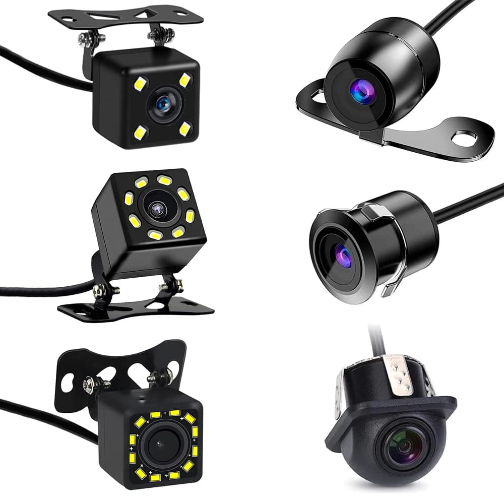 Telecamera posteriore universale per auto 170 ° Immagine per visione notturna HD con monitor di backup automatico CCD LED impermeabile IP68 per parcheggio inverso grandangolare