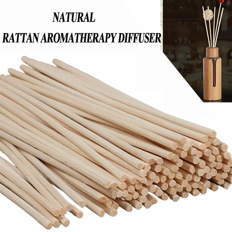 10/20/50pcs Naturale FAI DA TE Legno Stick Fatti A Mano Extra Spesso Rattan Aromaterapia Diffusore Bastoni di Ricarica Lavorazione Del Legno Rattan bastone