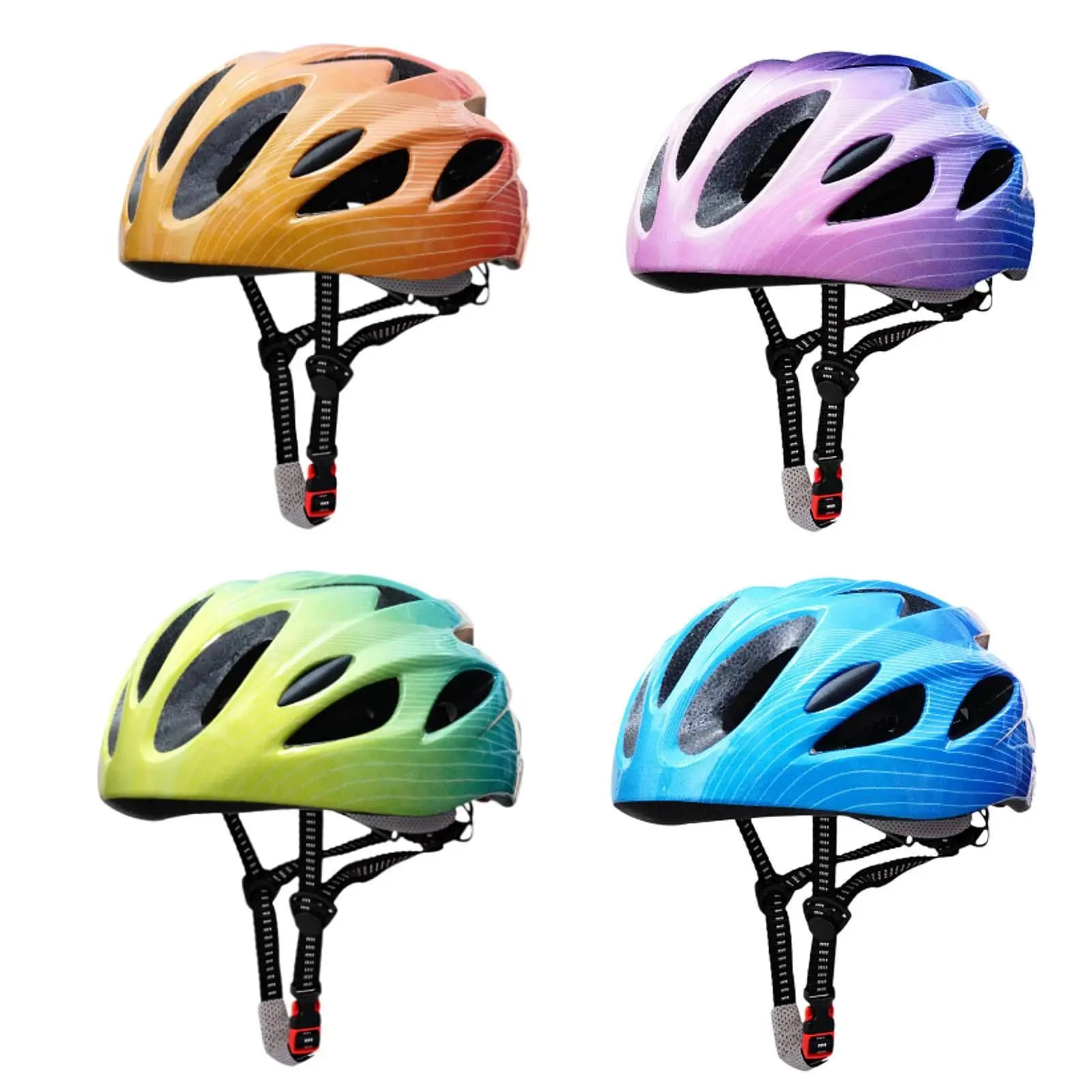 Casco da bici per bambini protettivo elegante casco da bicicletta leggero per skateboard sport all'aria aperta equitazione pattinaggio a rotelle in bicicletta