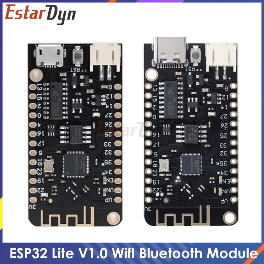 ESP32 WiFi Bluetooth 4MB Flash CH340C Type-C USB development card for Arduino IDE MicroPython IoT projects