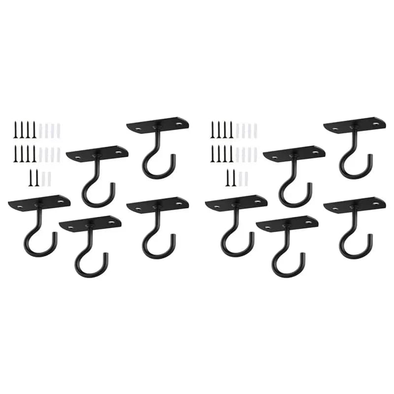 【THANKSGIVING DAY】10X Ceiling Hooks For Hanging Plant,Wall Hook For Planters, Flower Basket, Wind Chimes, Lanterns, Lights, Bird