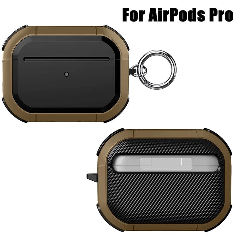Cover per Airpods Pro 2 1, custodia in silicone antiurto per Apple AirPods 3 2 1, accessori per auricolari wireless con portachiavi