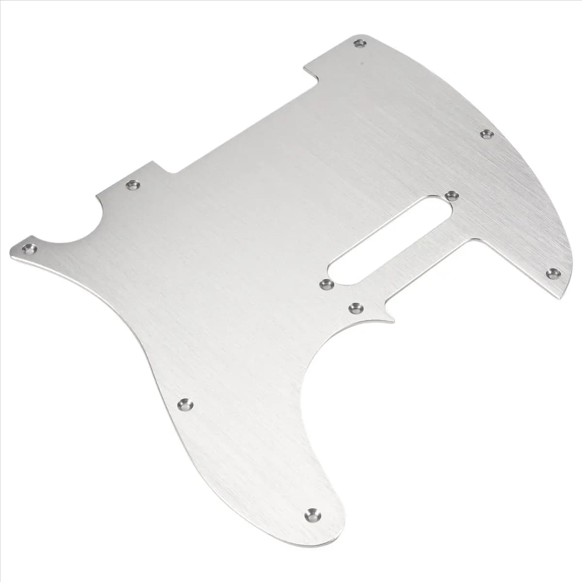 【CYBER MONDAY】Silver 8 Hole Guitar Pickguard Metal Pick Guard for Standard Pickguard Replacement