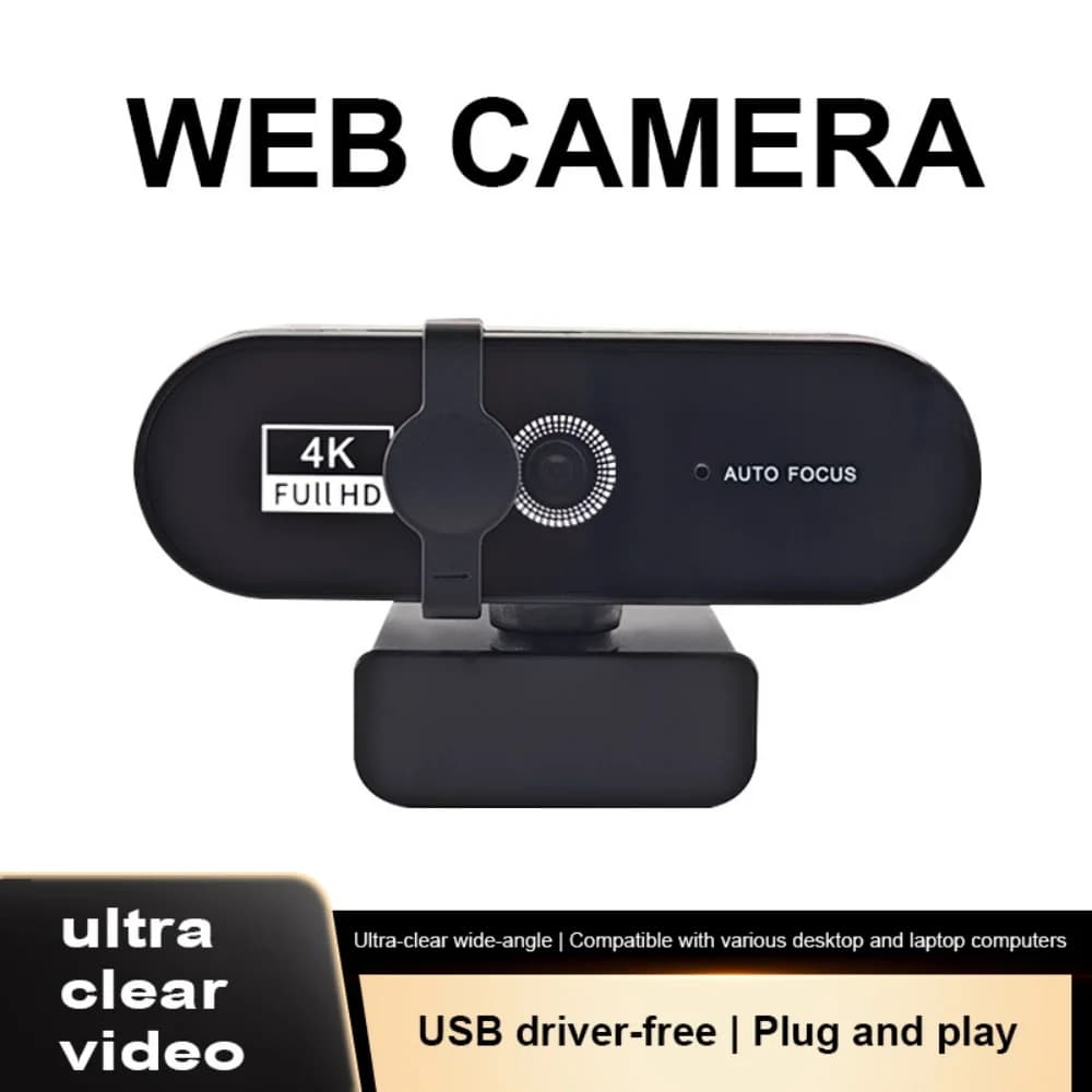 4K computer webcam with automatic focus 1080p High definition USB Network Live transmission Full HD professional 2K with microphone