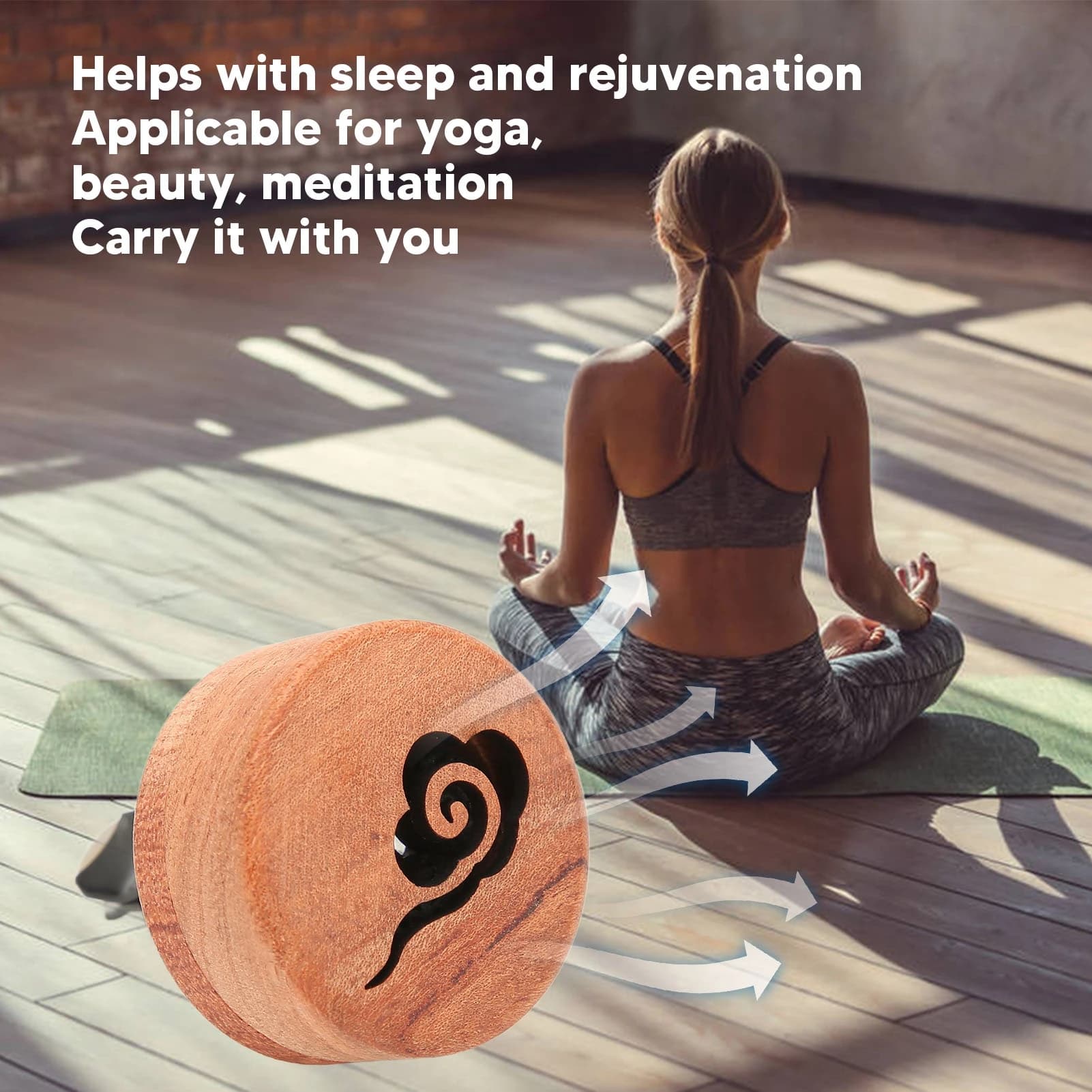 Diffusore di Oli Essenziali in Legno Naturale Premium Senza Fiamma, Repellente per Zanzare, Accessorio per Casa, Auto e Ufficio