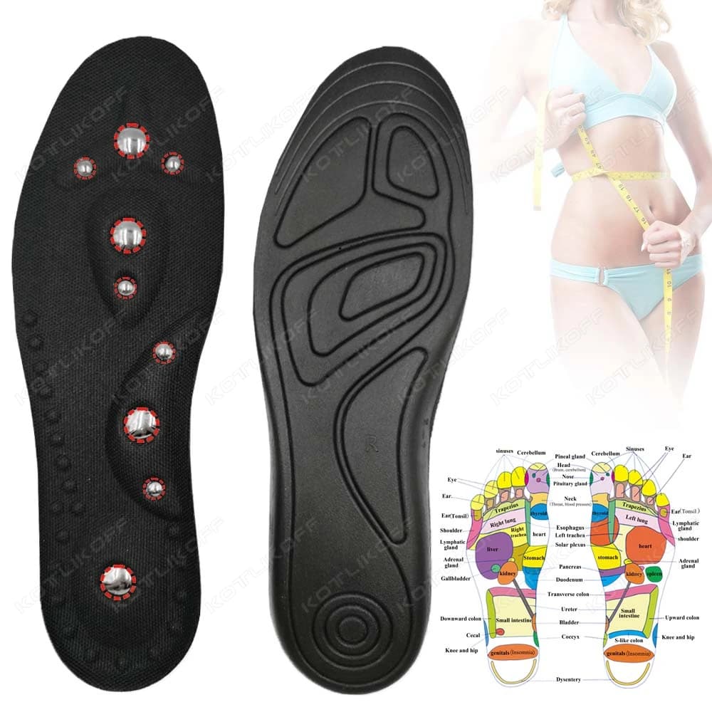 1/2 pairs of sunbeds for medical magnetic therapy massage sports typepression weight loss anti-fatigue relief from the sole pain of support of the arch
