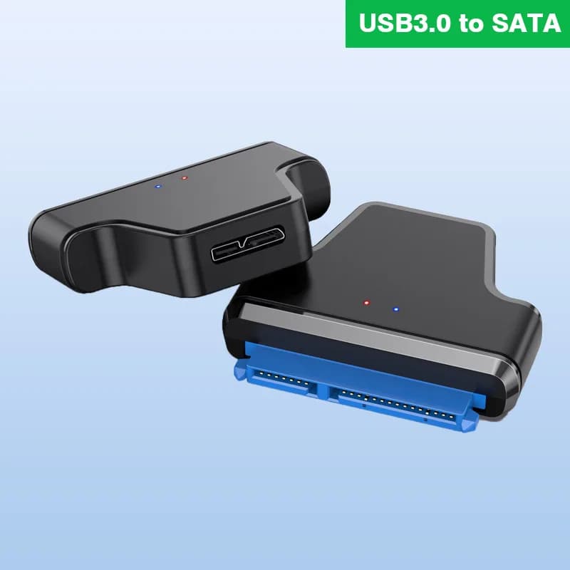 Adattatore da SATA a USB Cavo USB 3.0 Micro B Disco rigido esterno Convertitore seriale SATA a 22 pin Disco rigido con UASP per HDD/SSD da 2,5"