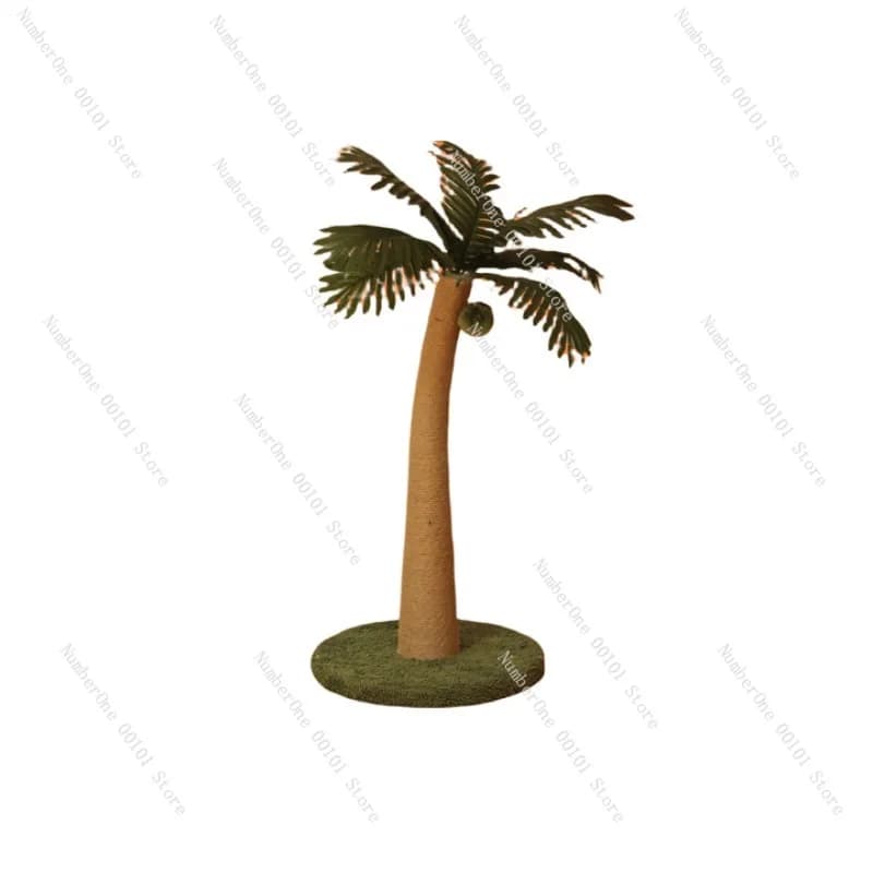 Coconut Shell Cat Scratching Post Natural Sisal Cat Tree Scratcher Durable Interactive Pet Toy Furniture Indoor Cats And Kittens
