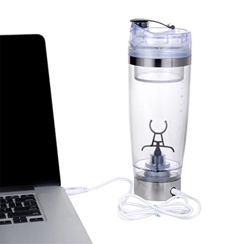 Agitatore elettrico per cocktail Boston da 600 ml Agitatore automatico per proteine USB Movimento portatile Miscelatore per miscelazione Vortex Tornado La mia bottiglia d'acqua