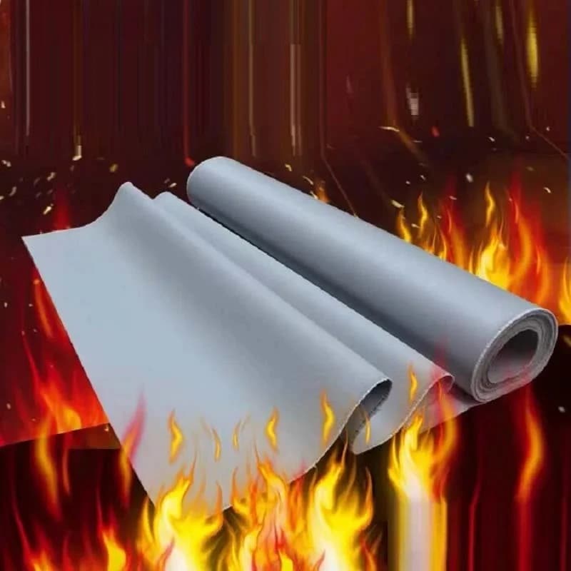 Silicone Fireproof Cloth Flame Retardant High Temperature Heat Insulation Cloth Welding Canvas Class A Fire Blanket