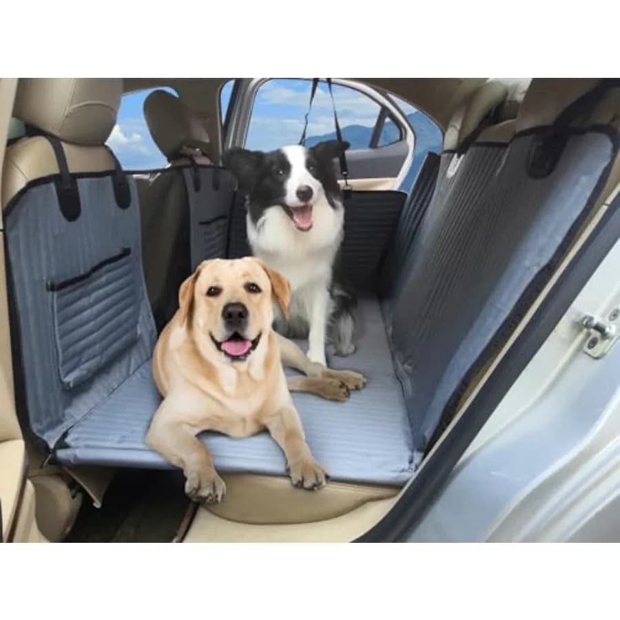 Estensore per Sedile Posteriore per Cani, Coprisedile Auto per Cani, Riempitore per Spazi tra i Sedili, Materasso da Campeggio per Auto Non Gonfiabile, Amaca per Cani